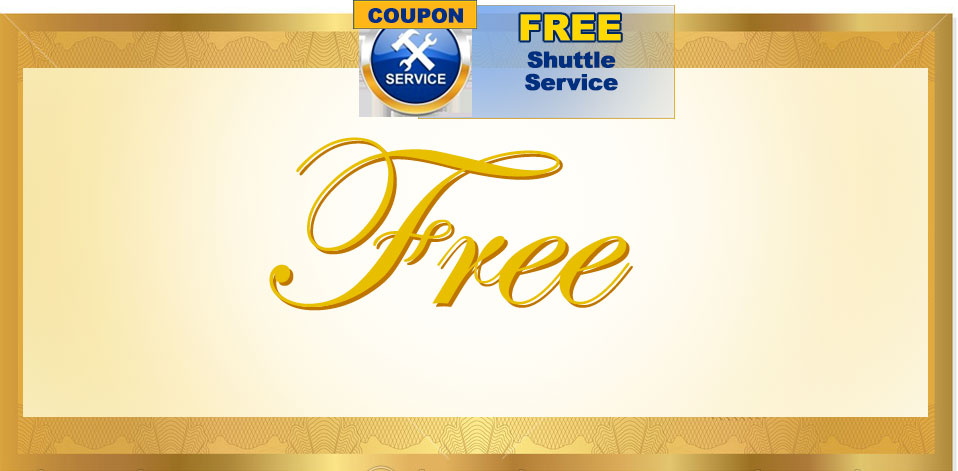 Free Shuttle Service Coupon
